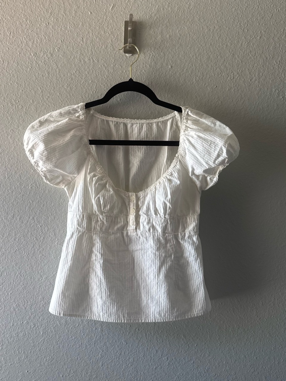 Brandy Melville “Blair Top” 100% cotton-Coquette Style OS - Picture 2 of 5